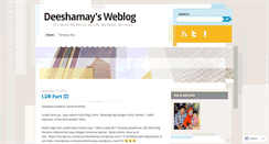 Desktop Screenshot of deeshamay.wordpress.com