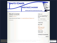 Tablet Screenshot of emptychairtheatre.wordpress.com