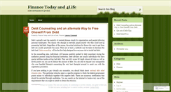 Desktop Screenshot of financetodayandforlife.wordpress.com