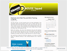 Tablet Screenshot of mousesquadca.wordpress.com