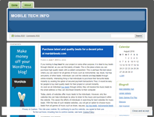 Tablet Screenshot of mobiletechinfo.wordpress.com