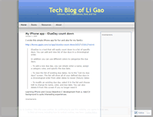 Tablet Screenshot of ligao101.wordpress.com