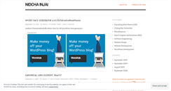 Desktop Screenshot of nidcha.wordpress.com
