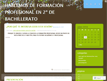 Tablet Screenshot of fpformacionprofesional.wordpress.com
