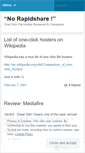 Mobile Screenshot of norapidshare.wordpress.com