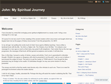 Tablet Screenshot of johnmyspiritualjourney.wordpress.com