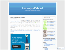 Tablet Screenshot of copsfm.wordpress.com