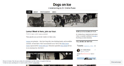 Desktop Screenshot of dogsonice.wordpress.com