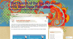 Desktop Screenshot of bigskychurch.wordpress.com