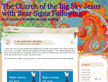 Tablet Screenshot of bigskychurch.wordpress.com