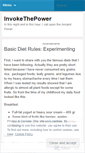 Mobile Screenshot of invokethepower.wordpress.com