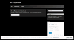 Desktop Screenshot of mixreggaetonpr.wordpress.com