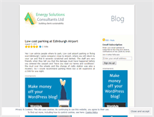Tablet Screenshot of energysolutionsconsultants.wordpress.com