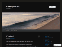 Tablet Screenshot of cestquecest.wordpress.com
