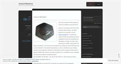 Desktop Screenshot of liveconference.wordpress.com