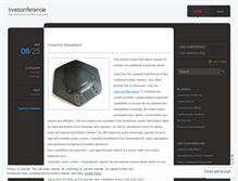 Tablet Screenshot of liveconference.wordpress.com
