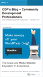 Mobile Screenshot of cdpsblog.wordpress.com
