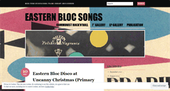 Desktop Screenshot of easternblocsongs.wordpress.com