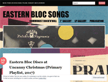 Tablet Screenshot of easternblocsongs.wordpress.com