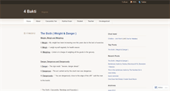 Desktop Screenshot of 4baktienglish2012.wordpress.com