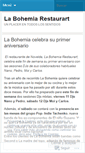 Mobile Screenshot of labohemiarestaurart.wordpress.com