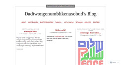 Desktop Screenshot of dadiwongenomblikenasobud.wordpress.com