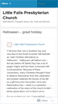 Mobile Screenshot of littlefallschurch.wordpress.com