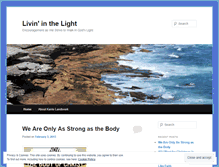 Tablet Screenshot of livininthelightdotnet.wordpress.com
