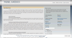 Desktop Screenshot of paineljuridico.wordpress.com
