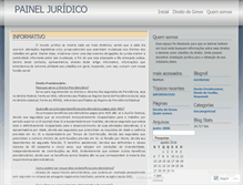 Tablet Screenshot of paineljuridico.wordpress.com