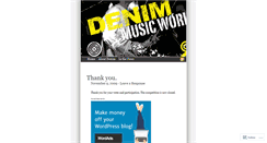 Desktop Screenshot of denimmusicworld.wordpress.com