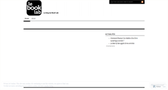 Desktop Screenshot of lebooklab.wordpress.com