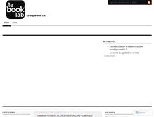 Tablet Screenshot of lebooklab.wordpress.com