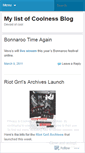 Mobile Screenshot of mylistofcoolness.wordpress.com