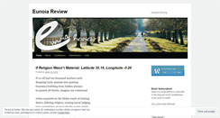 Desktop Screenshot of eunoiareview.wordpress.com