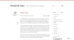 Desktop Screenshot of boundedbypaper.wordpress.com