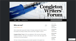 Desktop Screenshot of congletonwritersforum.wordpress.com