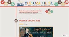 Desktop Screenshot of culturatiltil.wordpress.com