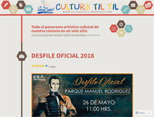 Tablet Screenshot of culturatiltil.wordpress.com