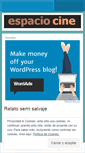 Mobile Screenshot of espaciocine.wordpress.com