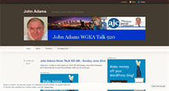 Desktop Screenshot of johnadamstalk920.wordpress.com