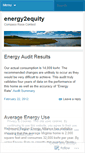 Mobile Screenshot of energy2equity.wordpress.com