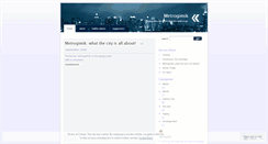 Desktop Screenshot of metrogimik.wordpress.com