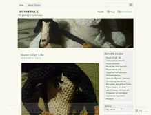 Tablet Screenshot of mussetalk.wordpress.com