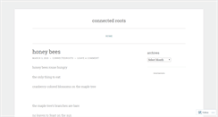 Desktop Screenshot of connectedroots.wordpress.com