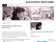 Tablet Screenshot of eleanorstrousers.wordpress.com