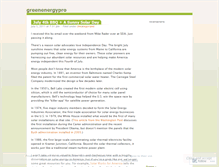 Tablet Screenshot of greenenergypro.wordpress.com