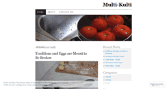 Desktop Screenshot of multikultiblog.wordpress.com