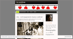 Desktop Screenshot of iluvweddings.wordpress.com