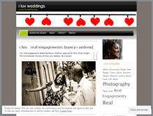 Tablet Screenshot of iluvweddings.wordpress.com